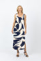 5096 Slim Singlet Dress - Navy Swirl