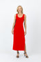 5096 Slim Singlet Dress - Red