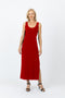 5096 Slim Singlet Dress - Red