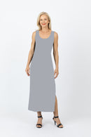 5096 Slim Singlet Dress - Slate Grey