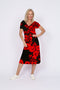 5172 Two Way Dress - Red Rose