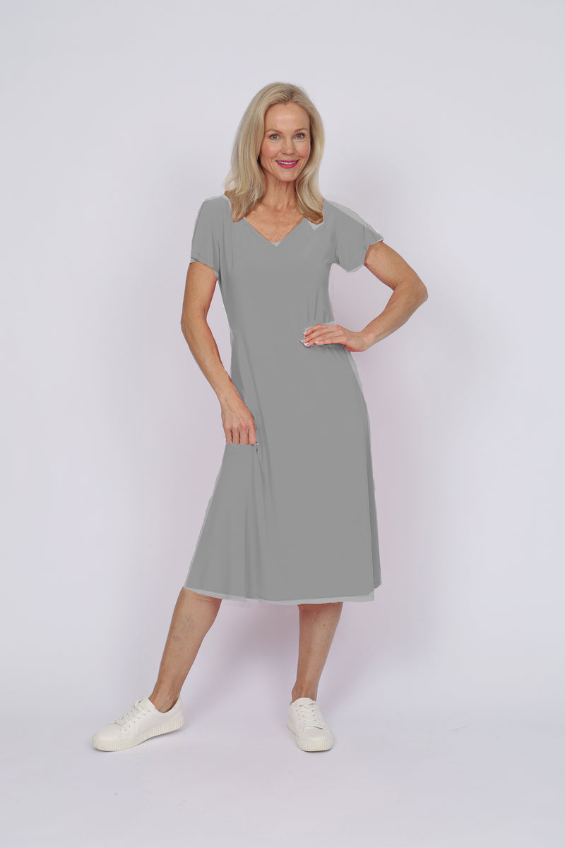 5172 Two Way Dress - Slate Grey