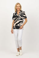 5194 S/S Crystal Trim Polo - Vanta