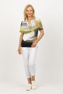 5194 S/S Crystal Trim Polo - Duskline