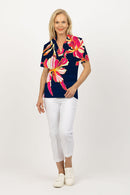 5194 Crystal Trim Polo - New Flower