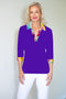 5194 Crystal Trim Polo -Lotus/Sunrise