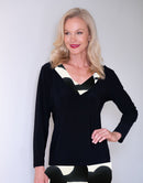 5216 V Band L/S Top - Bulgari