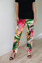 5218 Cigar Pant - White Flower