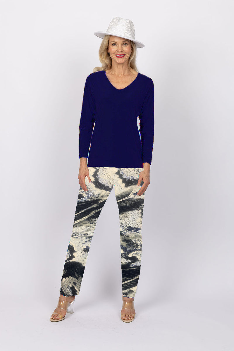 5218 Cigar Pant - Navy Snake