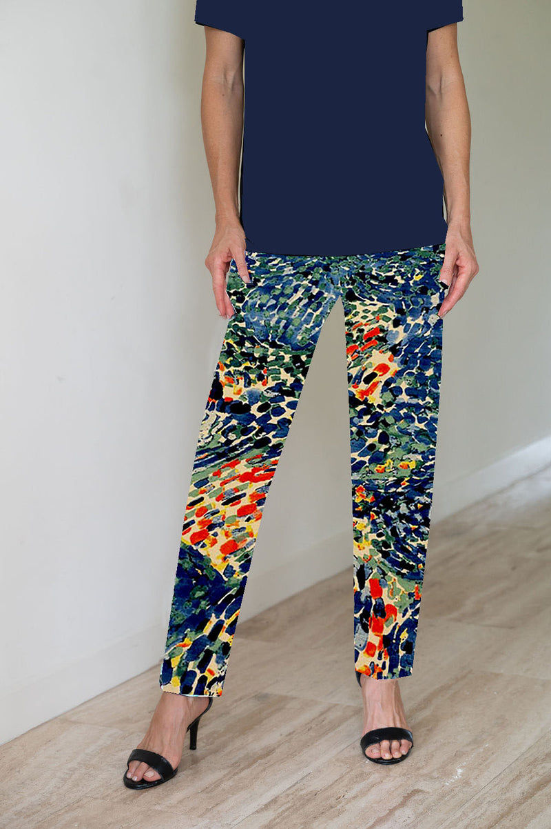 5218 Cigar Pant -Seascape