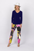5218 Cigar Pant - Purple Space
