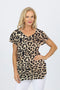 5221  Frill Top -  Cheetah
