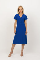 5226 Scarf Dress -  Cobalt
