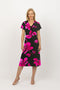 5226 Scarf Dress - Pink Flower
