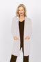 5336 Ribbed Knit Pocket Cardigan - Sand