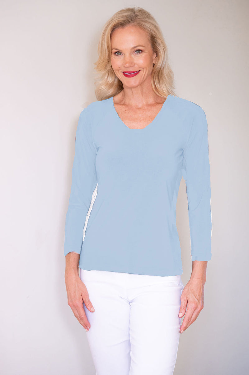 5263 Sorento L/S Raglan - Blue