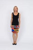 5244 Basic Skirt - Geometric