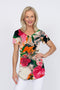 5249 Two Way Top - White Flowers