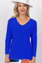 5263 Sorento L/S Raglan - Cobalt
