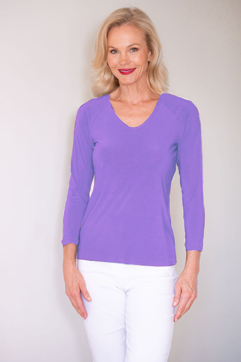 5263 Sorento L/S Raglan - Lavender