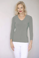 5263 Sorento L/S Raglan - Pewter