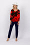 5263 Sorento L/S Raglan - Red Rose
