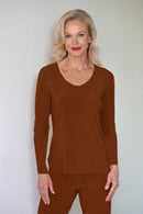 5263 Sorento L/S Raglan - Tan