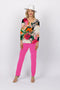 5263 Sorento L/S Raglan - White Flowers