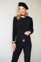 5265 L/S Skivvy - Black/White