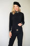 5265 L/S Skivvy - Black/Wild Animal