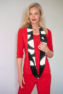 5274 Tube Scarf - Blk/White
