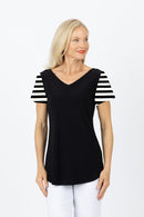 5302 Two Way Top - White/Black