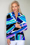 5313 Embellished Zip Cardi - Prism