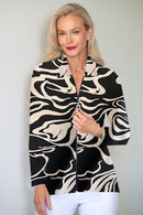 5313 Embellished Zip Cardi - Vanta