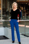 5326 Cigar Pant with Pockets - Cobalt