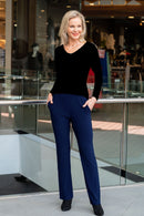 5326 Cigar Pant with Pockets - Navy