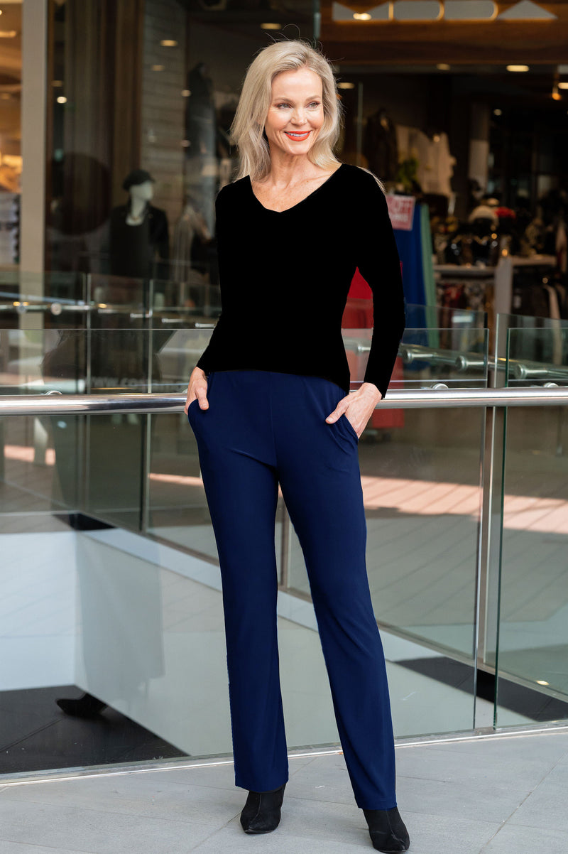 5326 Cigar Pant with Pockets - Navy