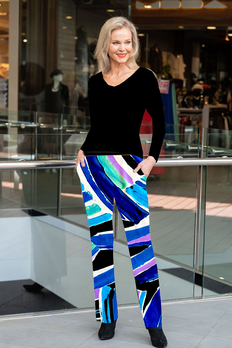5326 Cigar Pant with Pockets - Prism