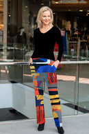 5326 Cigar Pant with Pockets - Geometric