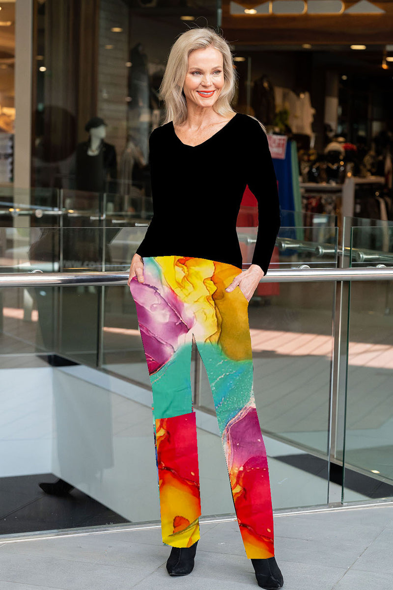 5326 Cigar Pant with Pockets - Sunrise