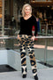 5326 Cigar Pant with Pockets - Wild Animal