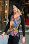 5327 L/S Print Front Raglan - Inka