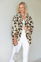 5328 Kimono Cardi - Leopard
