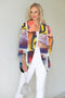 5328 Kimono Cardi - Colour Squares