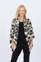 5328 Kimono Cardi - Leopard Charcoal