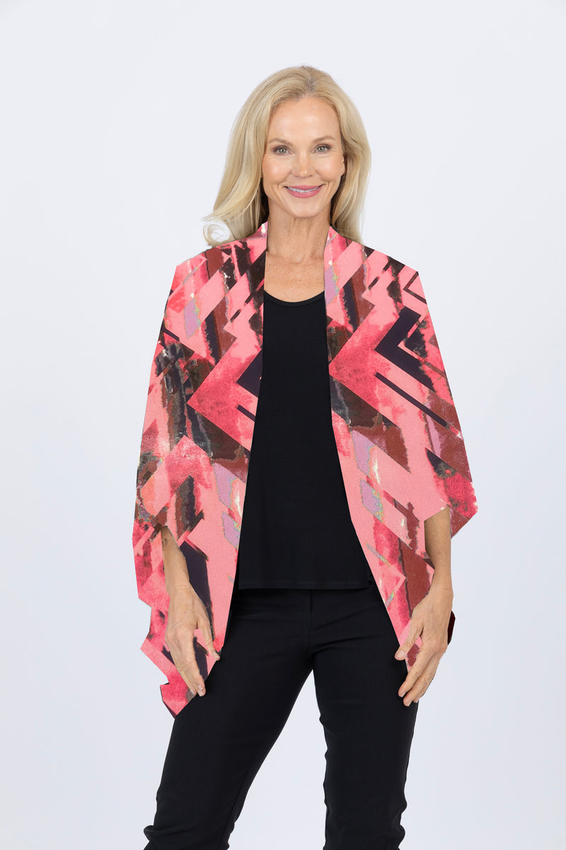 5328 Kimono Cardi - Pinky
