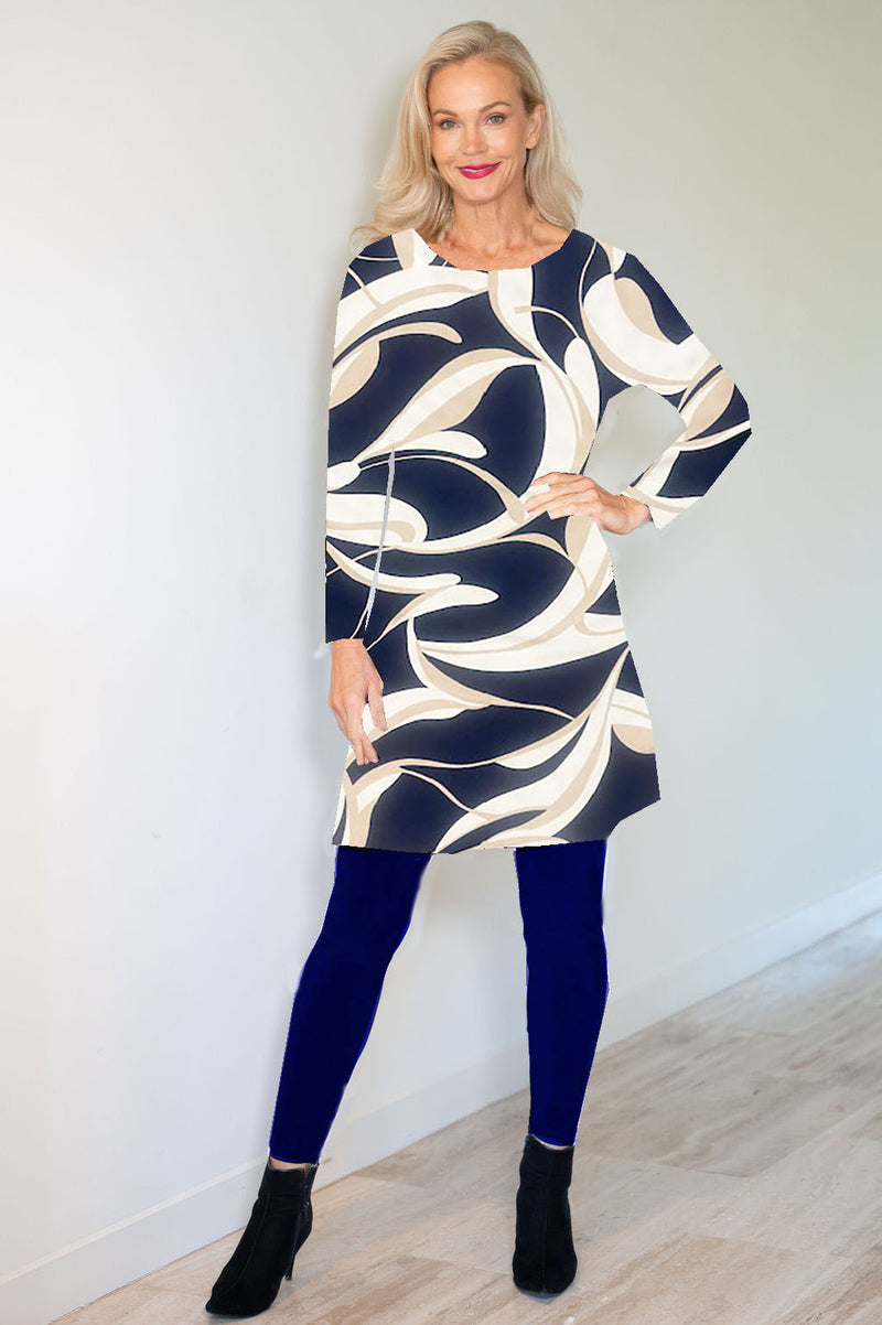 5333 Slim Deco - Navy Swirl