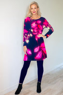 5333 Slim Deco - Pink/Navy Lily