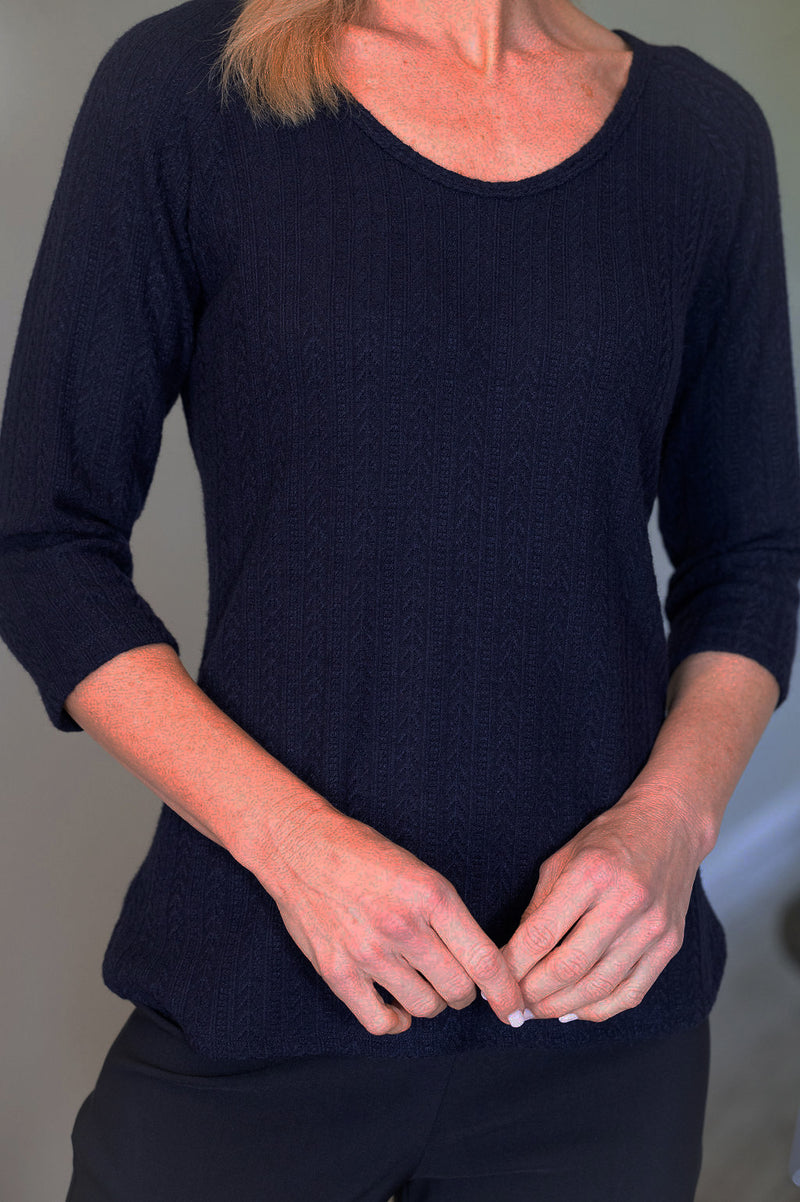 5334 Sorento Dyna Knit Jumper - Navy/Ink