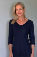 5334 Sorento Dyna Knit Jumper - Navy/Ink